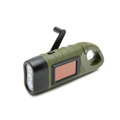 Zaklamp met dynamo en zonnecel
